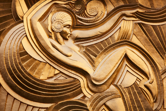 Maurice Pico, Bas-relief pour la façade des Folies Bergères, la danseuse Anita Barka, 1928, Paris.